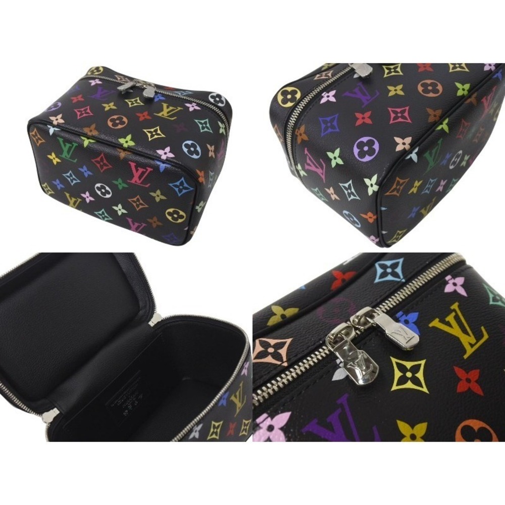 Louis Vuitton LV Monogram Multicolore Nice Murakami by Handbag Black TM Takashi - Picture 7 of 8